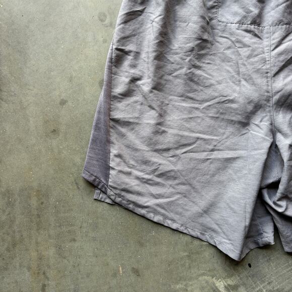 Nike Dri-Fit Running Shorts Men's Large Gray Lined Drawstring Athletic Training - Picture 7 of 11